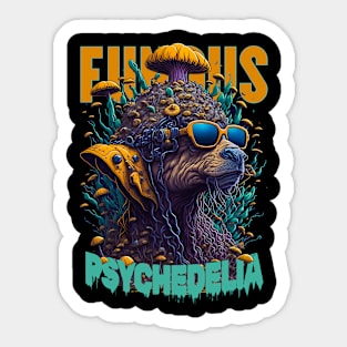 CAMEL FUNGUS MUSHROOM ANIMAL PARTY Sticker